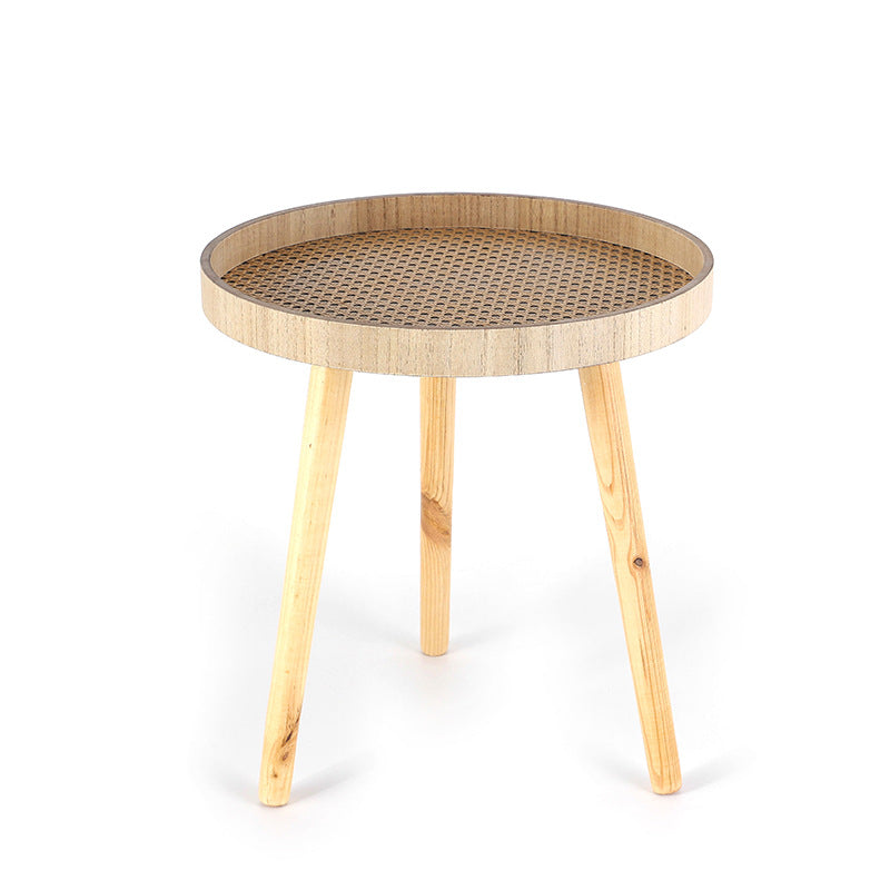 Small Rattan Side Table