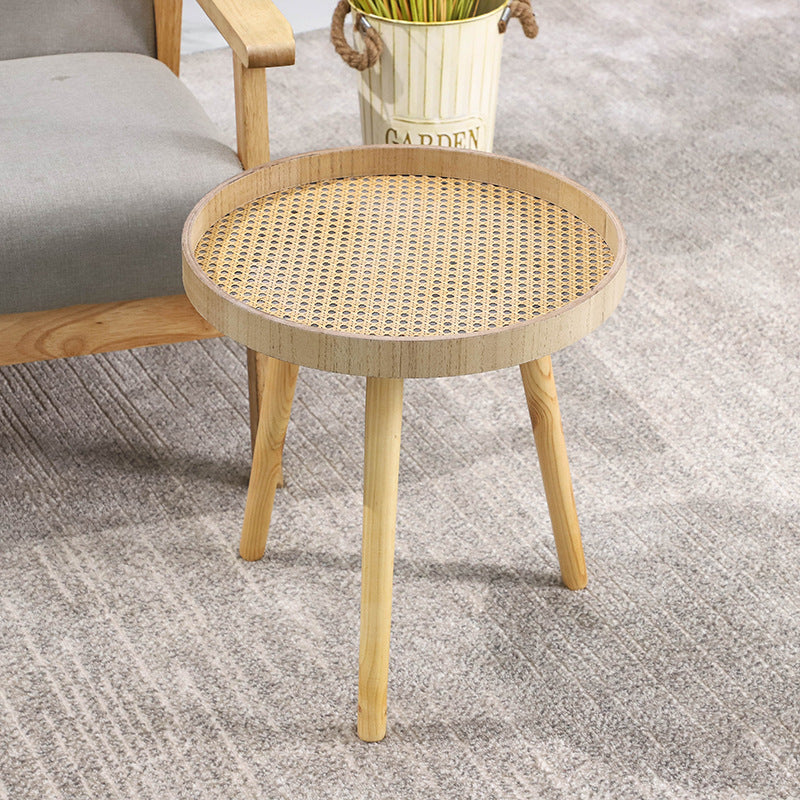 Small Rattan Side Table